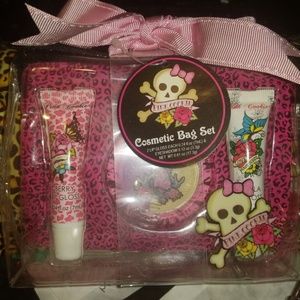 Pink Cookie Cosmetic Bag Set NEW